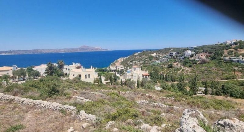 Plaka bei Chania Kreta, Plaka Chania: Großes Dorfgrundstück mit Meerblick Grundstück kaufen